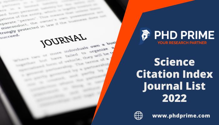 Science Citation Index Journal Lsit updated 2022