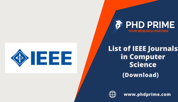 Download Latest List of IEEE Journals in Computer Science Engineering