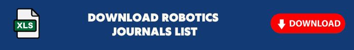 Latest Robotics Journals List