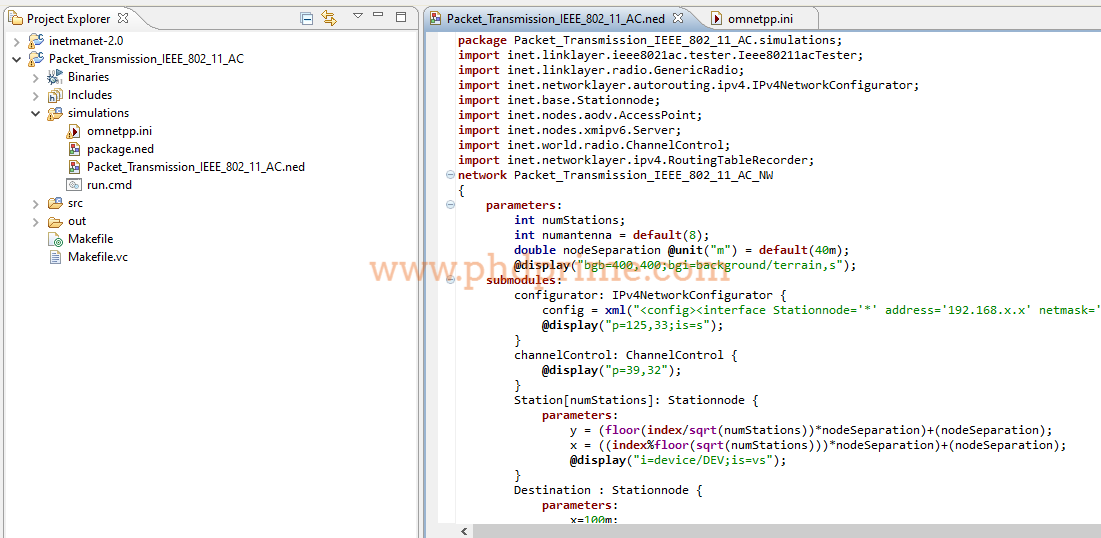 Creation of Main Network File