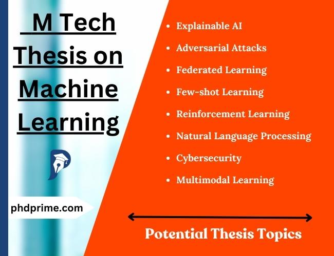 m tech thesis on machine learning