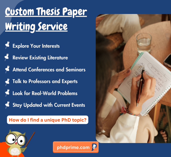 Custom Thesis Paper Writing Assistance