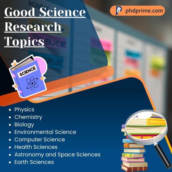 good science research topics for high school students