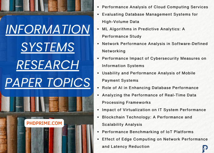Information Systems Research Paper Projects
