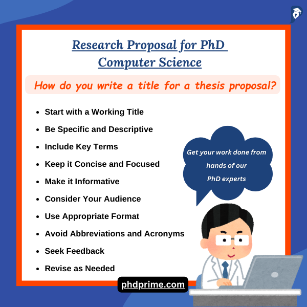 Research Proposal Topics for PhD Computer Science
