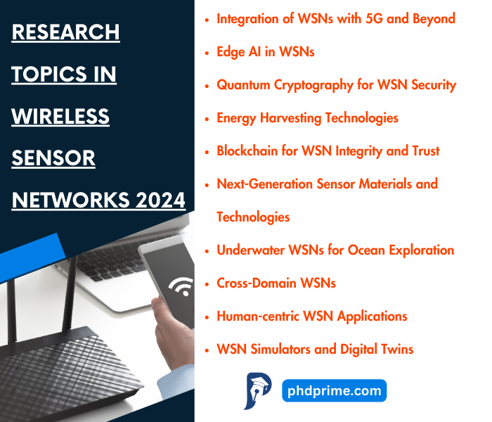 Research Proposal Topics in Wireless Sensor Networks 2024