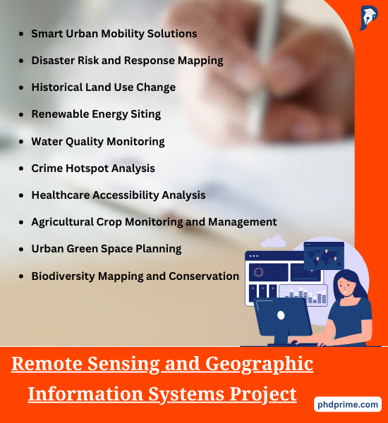 REMOTE SENSING AND GEOGRAPHIC PROJECT TOPICS