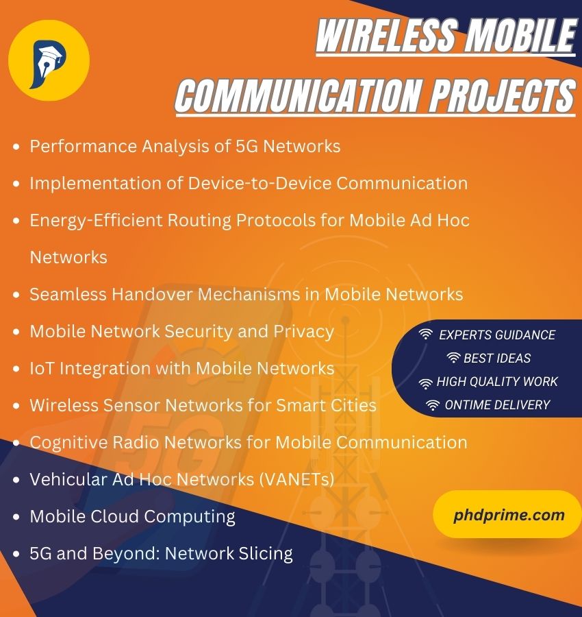 Wireless Mobile Communication Project Topics